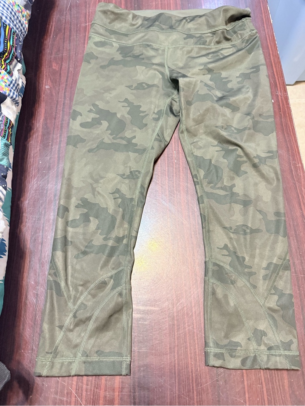 lululemon athletica Olive Green Camo Leggings